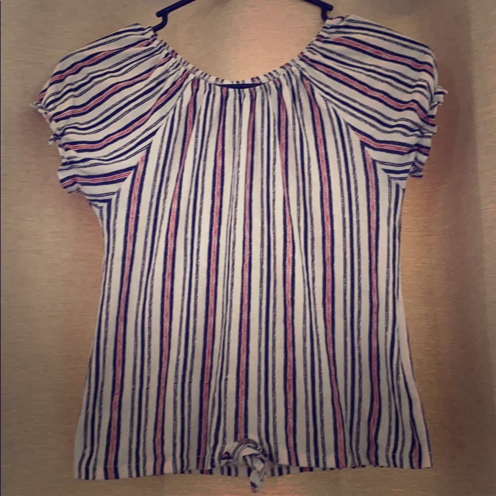 Girls striped top Wallflower brand size Y 10/12